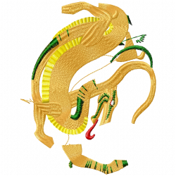 Dragoes Embroidery Design 2 Dragoes Embroidery Design 2